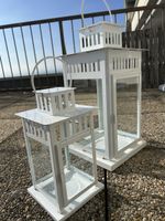2x Lanternes Blanches Décoratives ikea