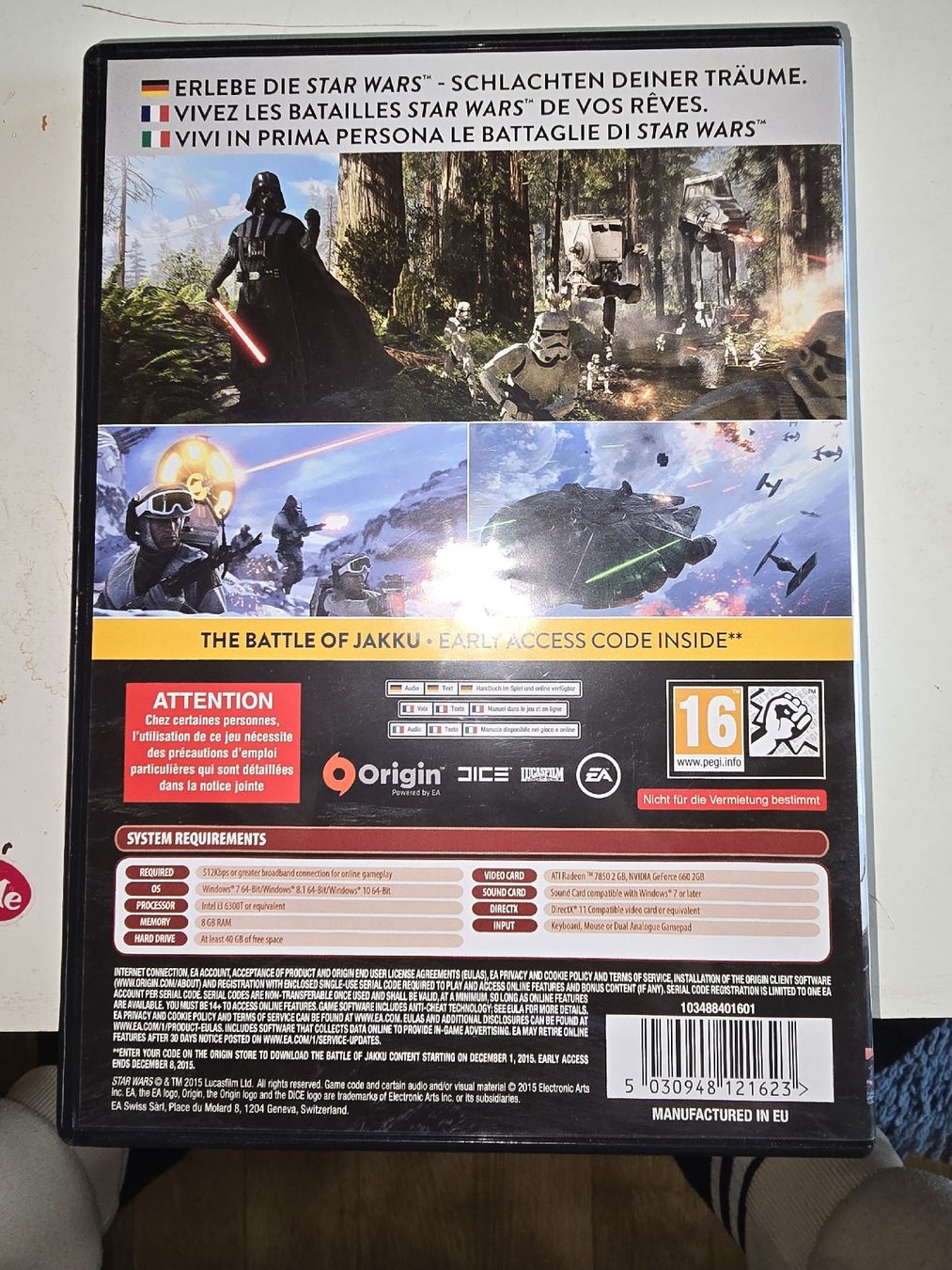 Jeux: Star Wars Battlefront – D'occasion à Oberbüren par Elk2025 1
