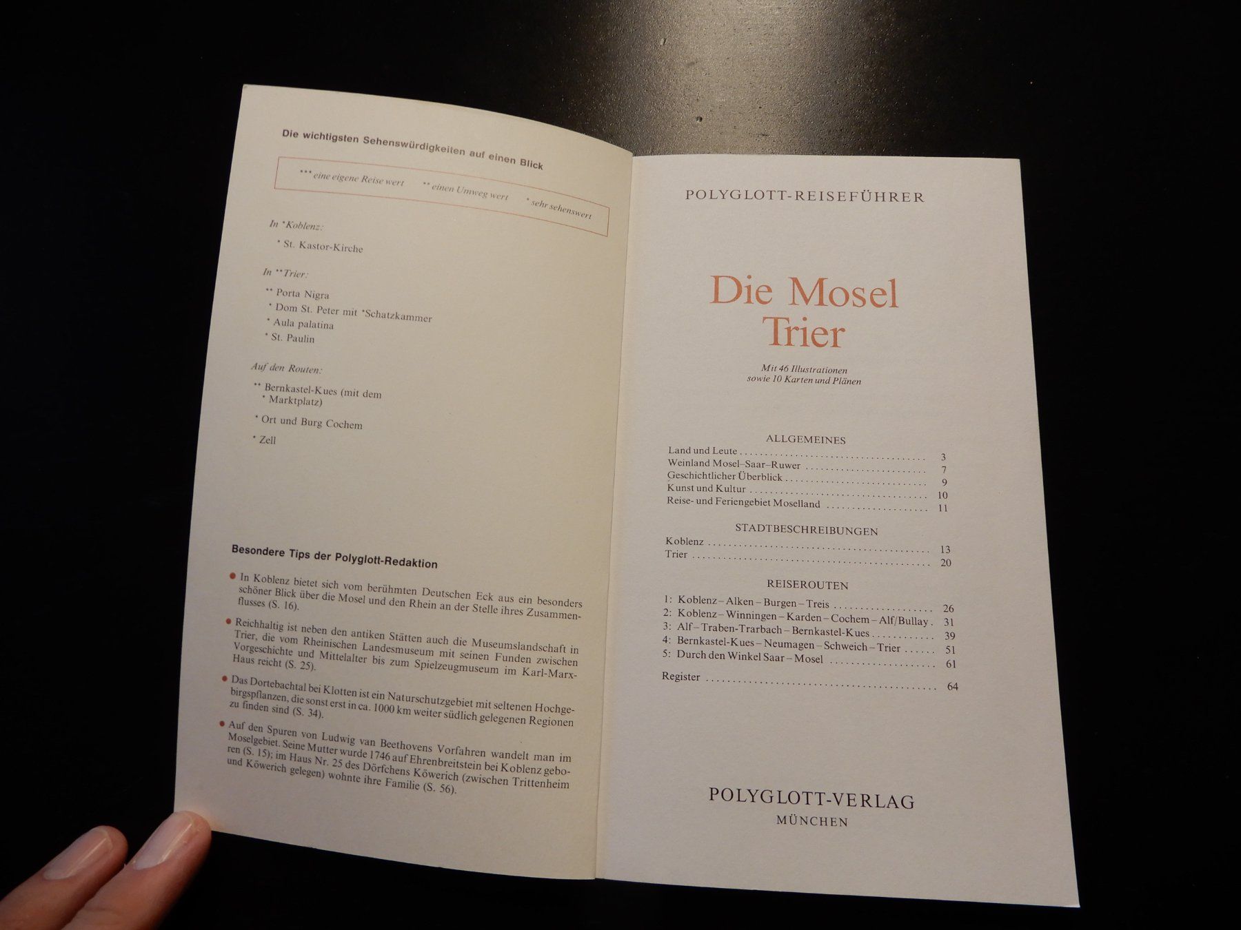 Libri: Reiseführer Die Mosel Trier Polyglott – Usato da Erstfeld venduto da Mario_boe0 1