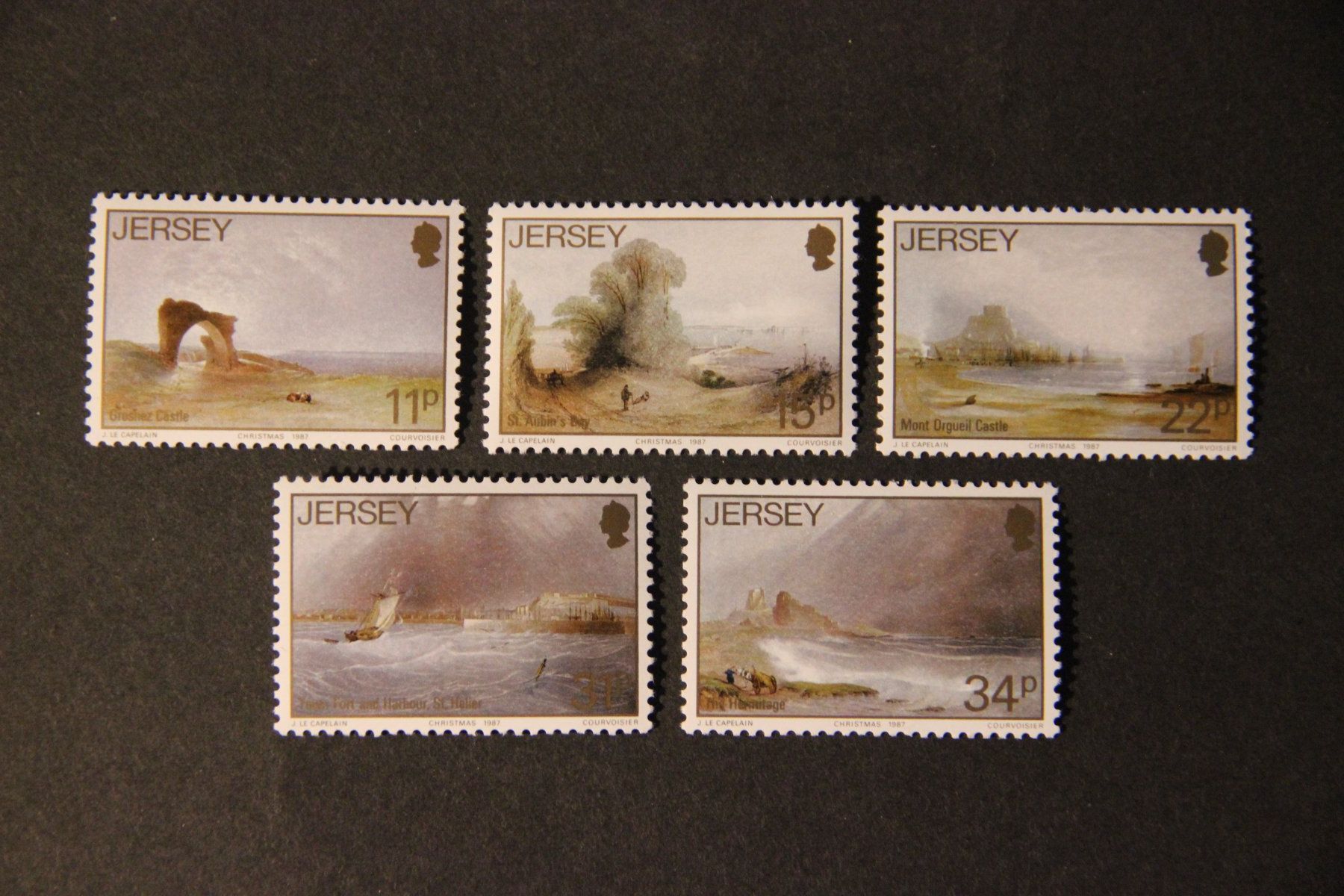 Tutti i francobolli: Jersey 1987 - Le Capelain paintings** – Nuovo (secondo la descrizione) da Jona venduto da Southafrica07