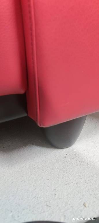 Wittmann Poltrone: Sessel aus Leder, rot – Usato da Zürich venduto da Loo_91 3