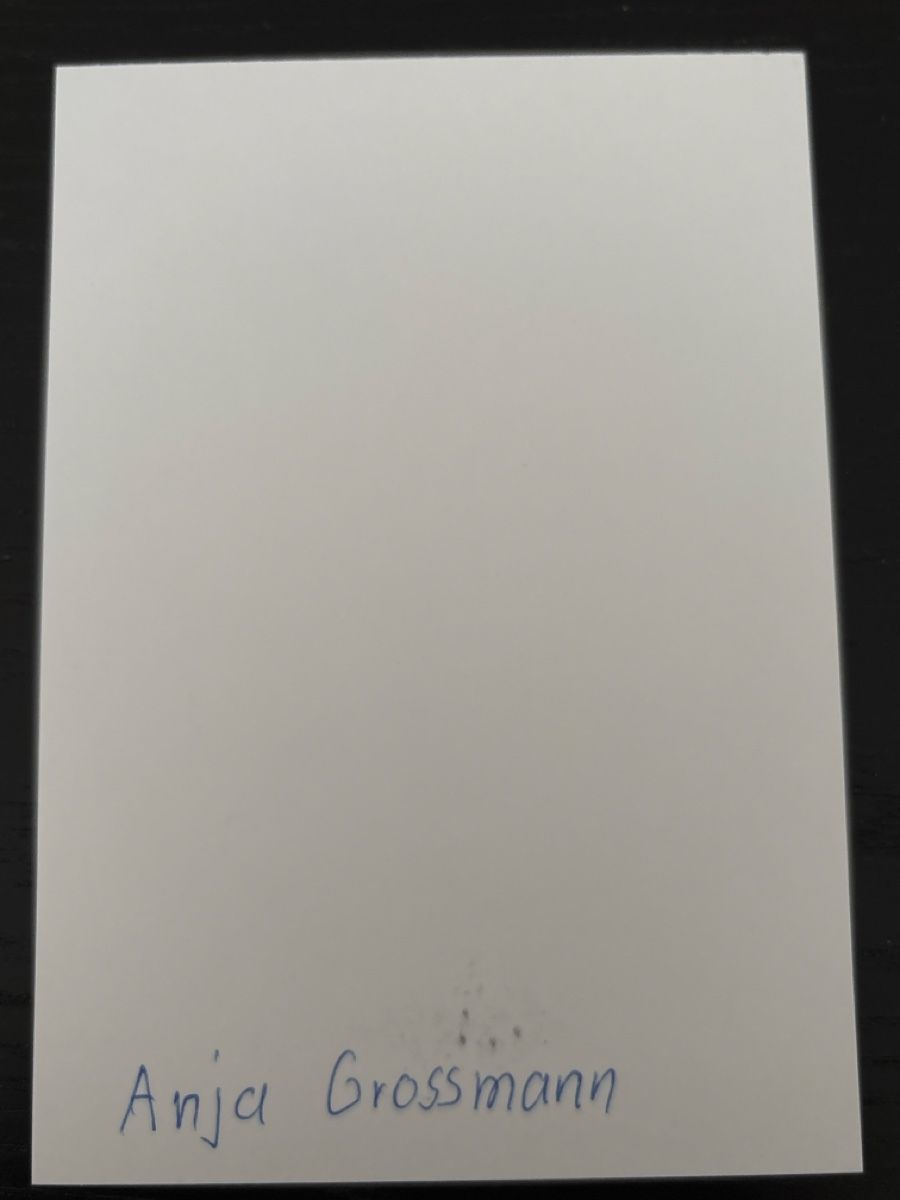 Autografi: Anja Grossmann – Usato da Uetendorf venduto da hoisle 1