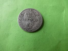 Grossbritannien 1917, 3 Pence   Silber