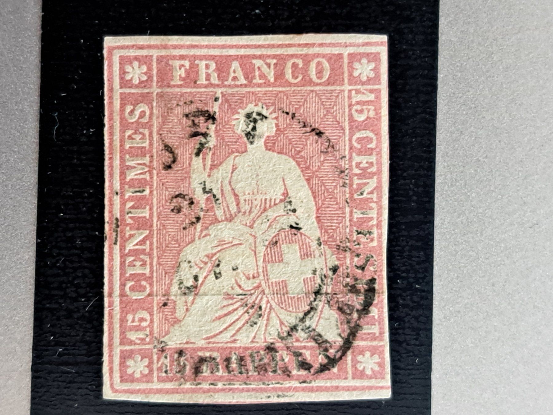 Tutti i francobolli: Strubel 24F mit Attest und Rundstempel – Usato da Bazenheid venduto da derdelorean01 1