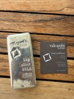 Lingot d'argent Valcambi 1kg 999.0 neuf scellé certificat