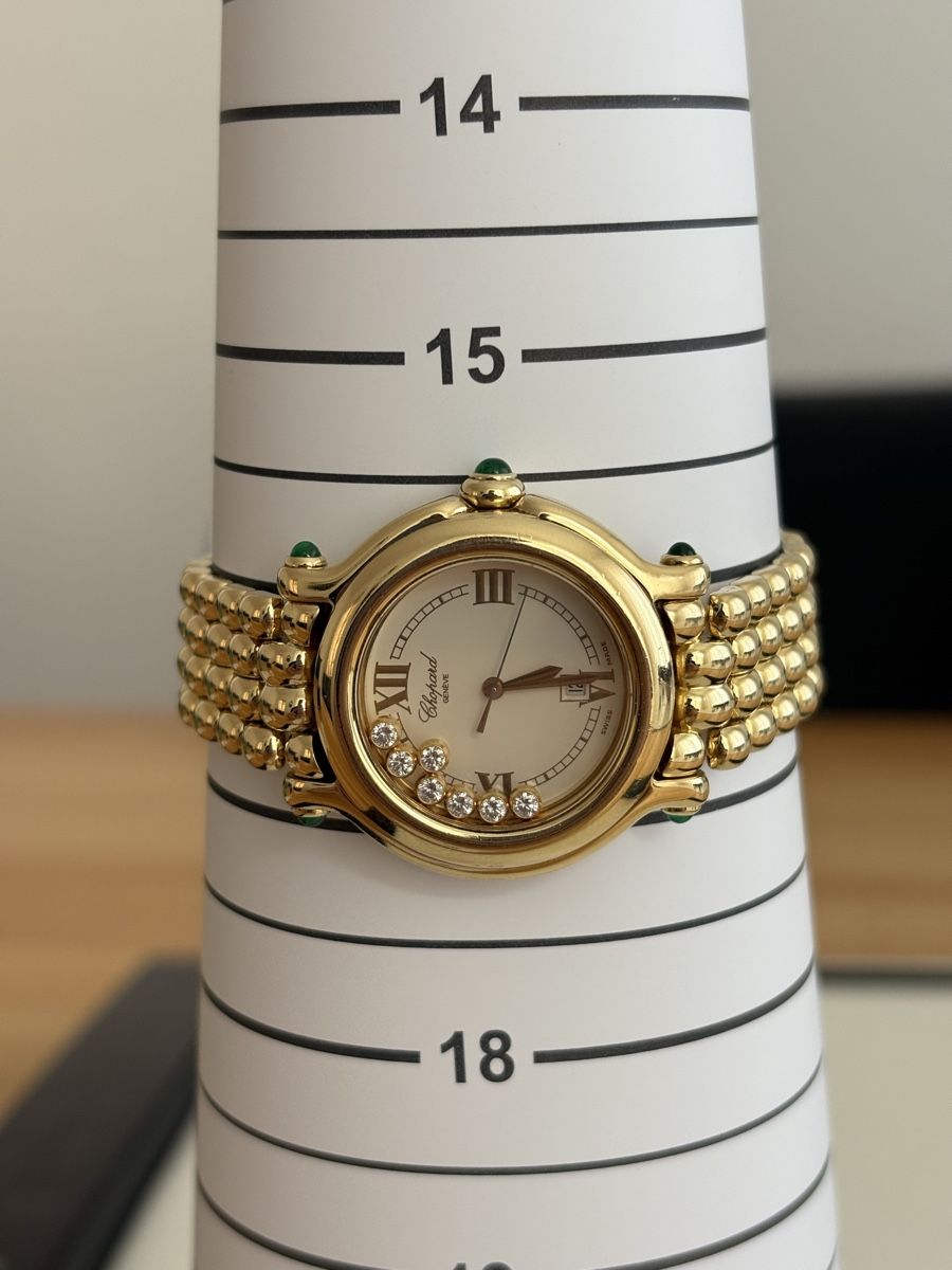 Chopard Orologi: Chopard Happy Sport 18K Quarz – Usato da Winterthur venduto da LaBodega 9