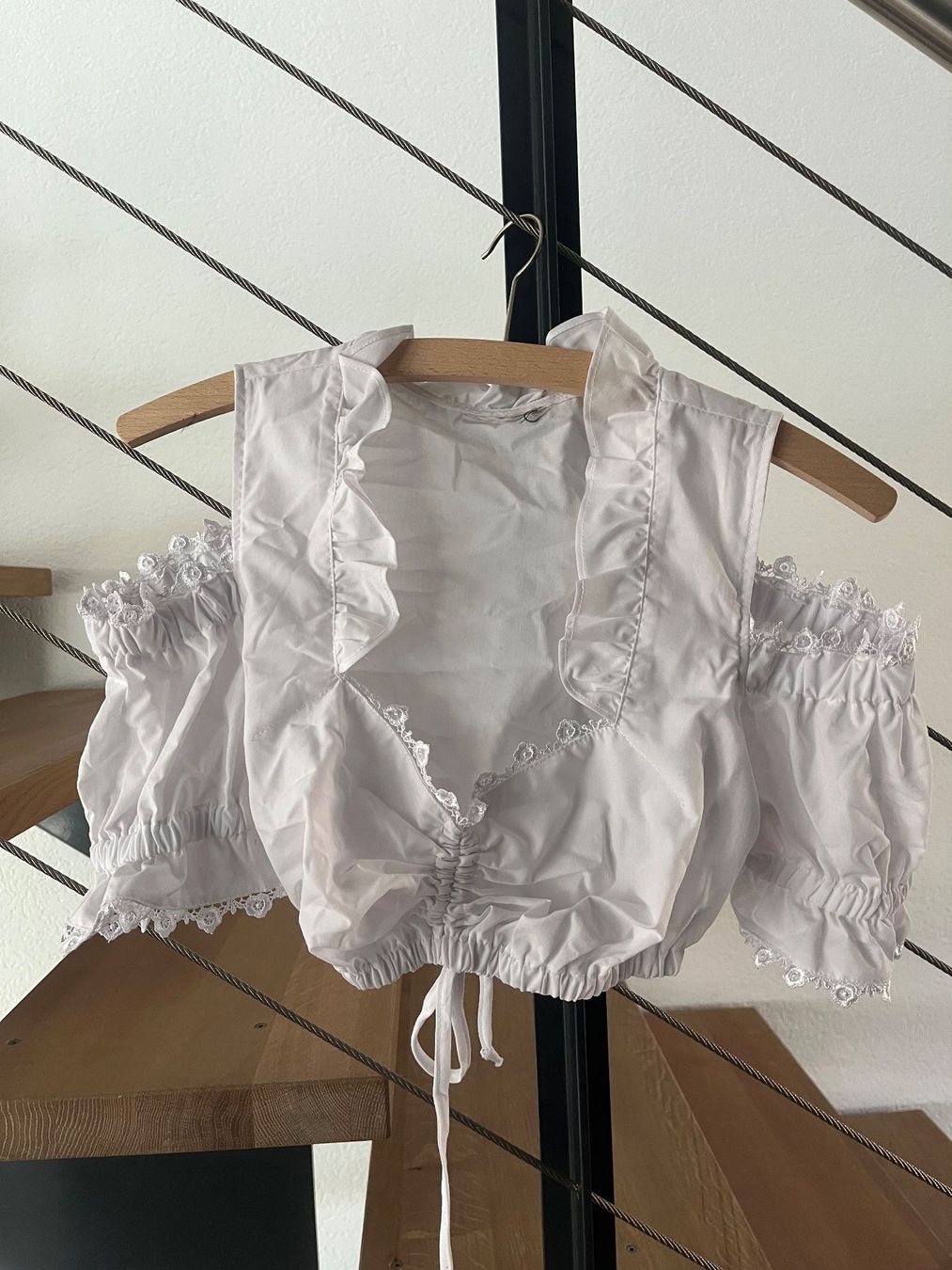 Vestiti: Dirndl grün kariert mit weisser Bluse: Grösse XS oder 34 – Usato da Heitenried venduto da WMBBS3 2