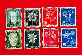 PRO JUVENTUTE SATZ 105 -108 1943 109 -112 1944** POSTFRISCH