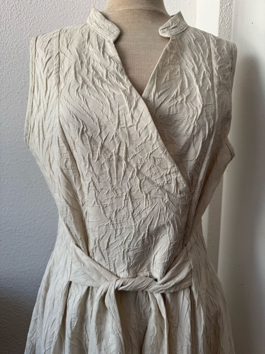 Luukaa Vestiti: Robe LUUKAA crème taille 40, viscose et polyamide – Nuovo e nell'imballaggio originale da Morges venduto da sandy069 1