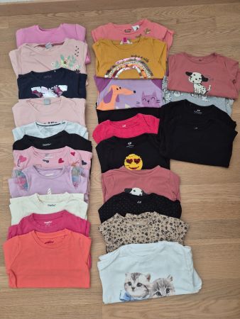 25 langarmtshirts Grösse 98/104