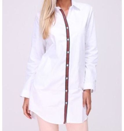 Chemise blanche longue