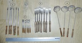 Fondue Besteck 4 Set._