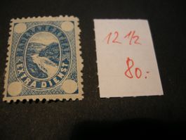 1884 HOTELPOST,MADRANER TAL, 20, D/blau POSTFRISCH POSTAMT