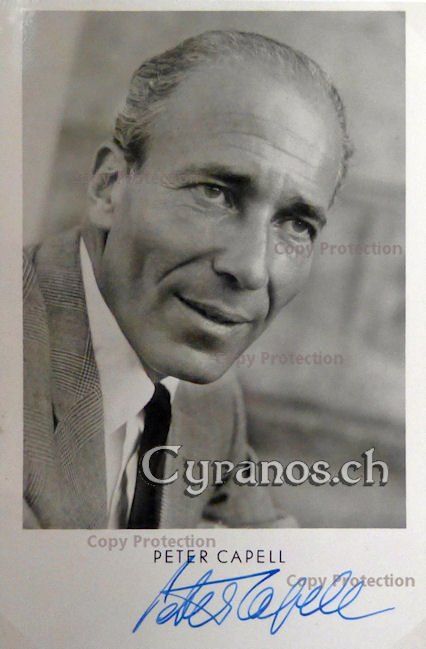 Autografi: Peter Capell (1912-1986) Schauspieler - Autogramm – Usato da Dietikon venduto da cyranos1
