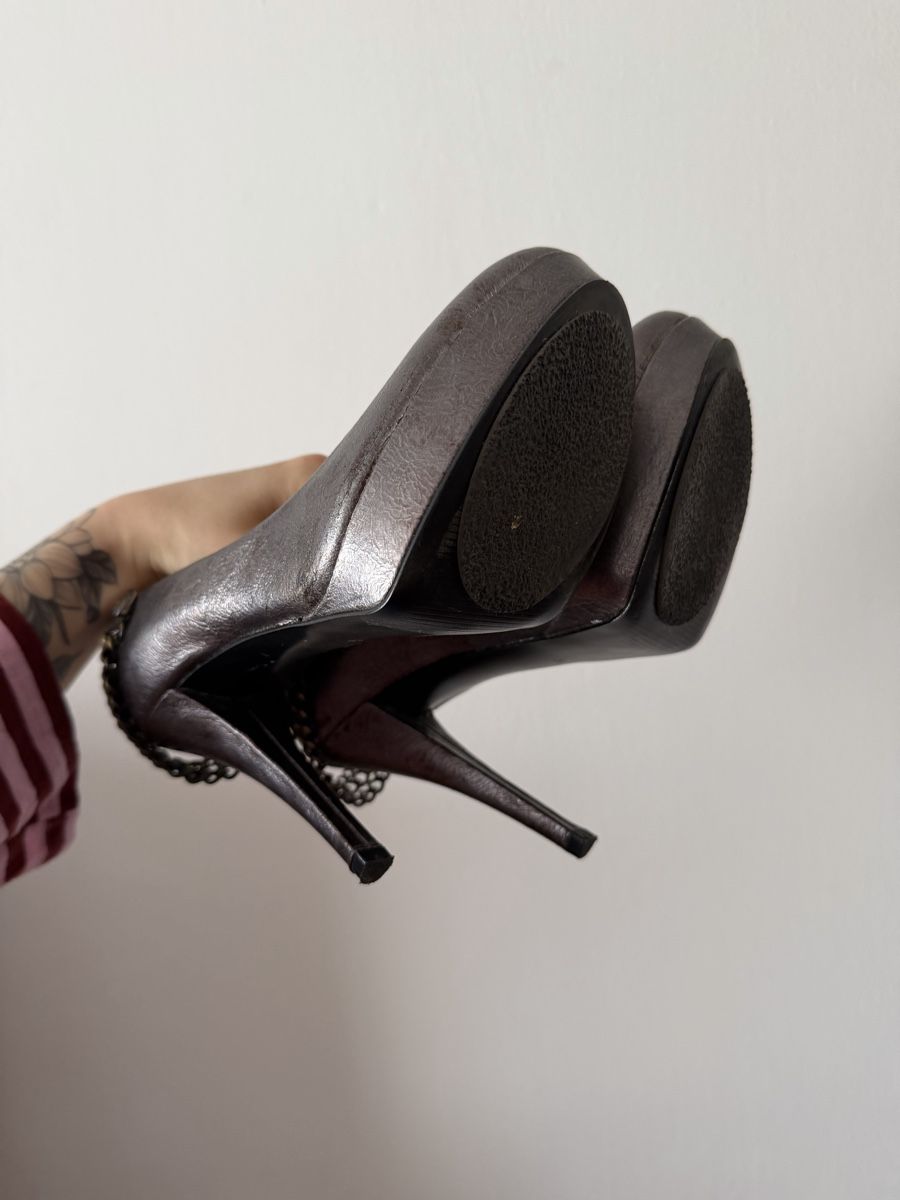 Guess Scarpe da donna: GUESS Silberne Heels Y2K – Usato da Bern venduto da Natacha1997 5