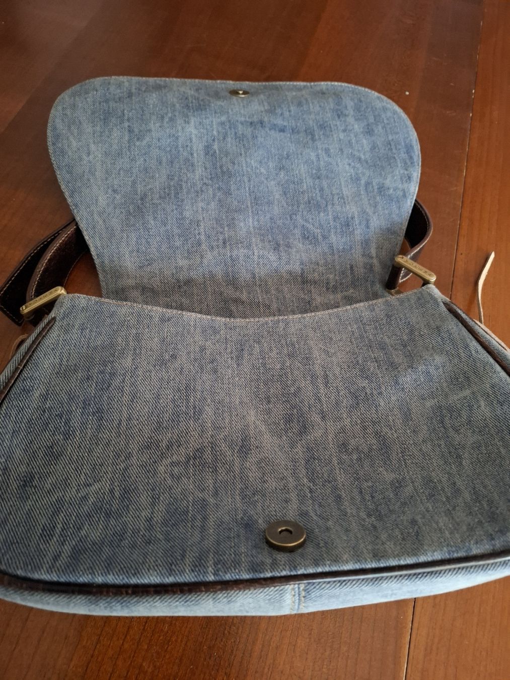 Borse da donna: Borsa Yurena denim e pelle marrone  – Nuovo (secondo la descrizione) da Viganello venduto da sor_dcq8 2