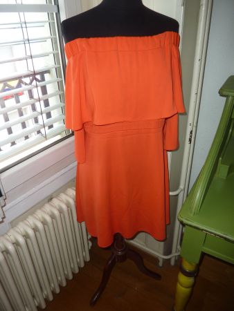 robe d'été orange rouge M RIVER ISLAND pour femme