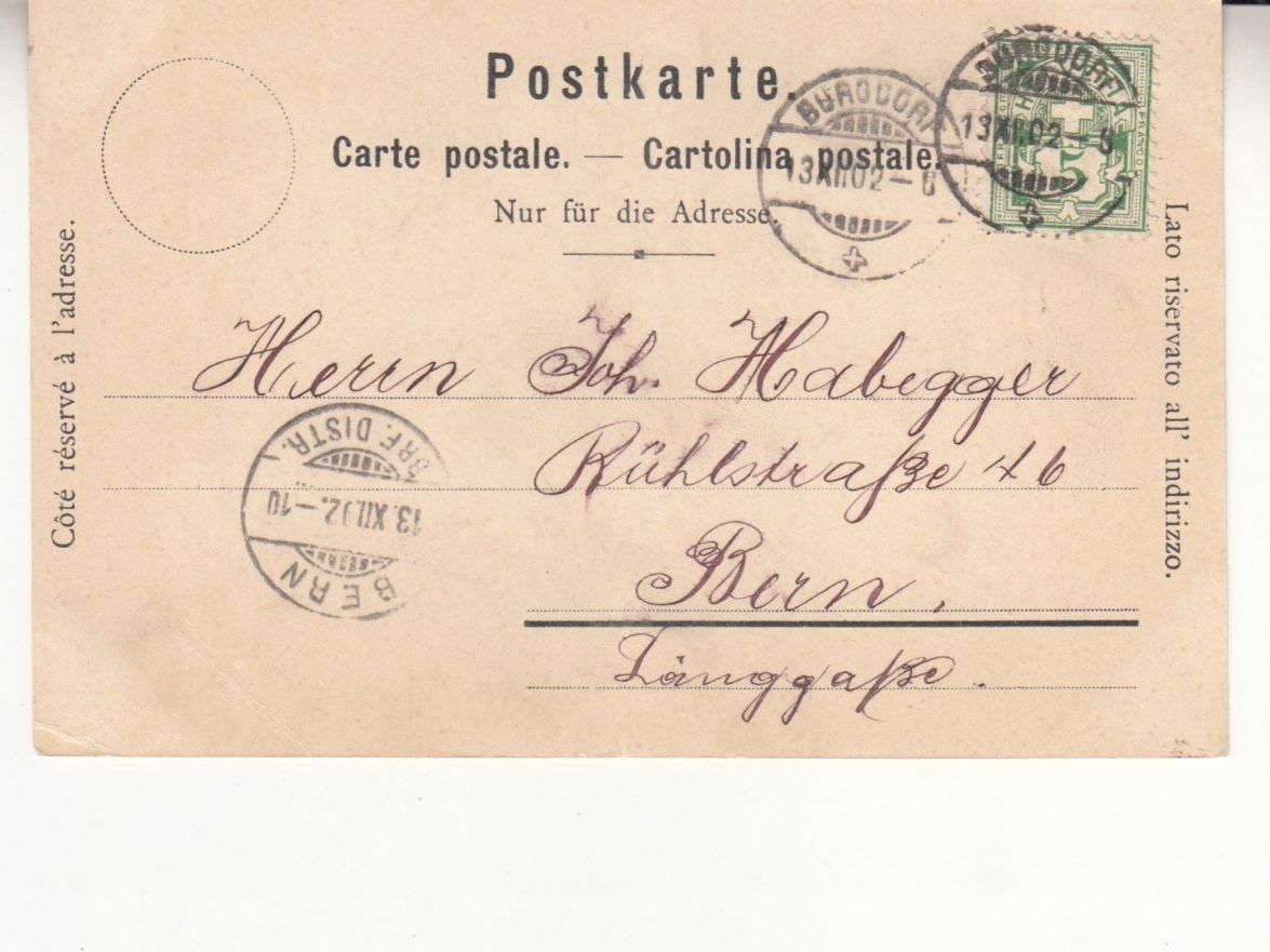 Cartoline postali: Napoleon l. 1902 – Usato da Bürglen TG venduto da StampGraf 1