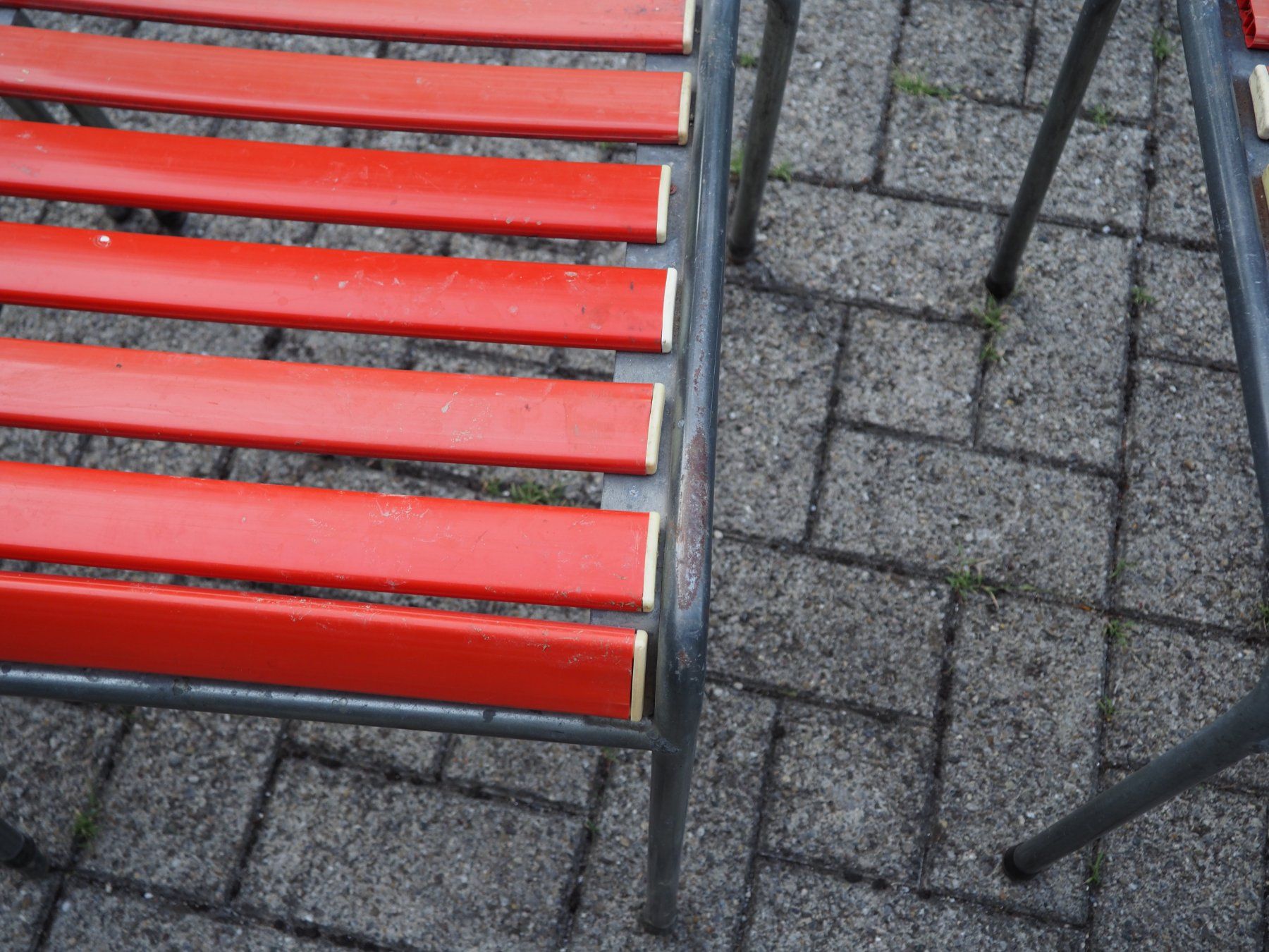 Chaises: 4 Gartenstühle, ev. Schaffner, Stapelbar – Défectueux à Schänis par Wewu 6