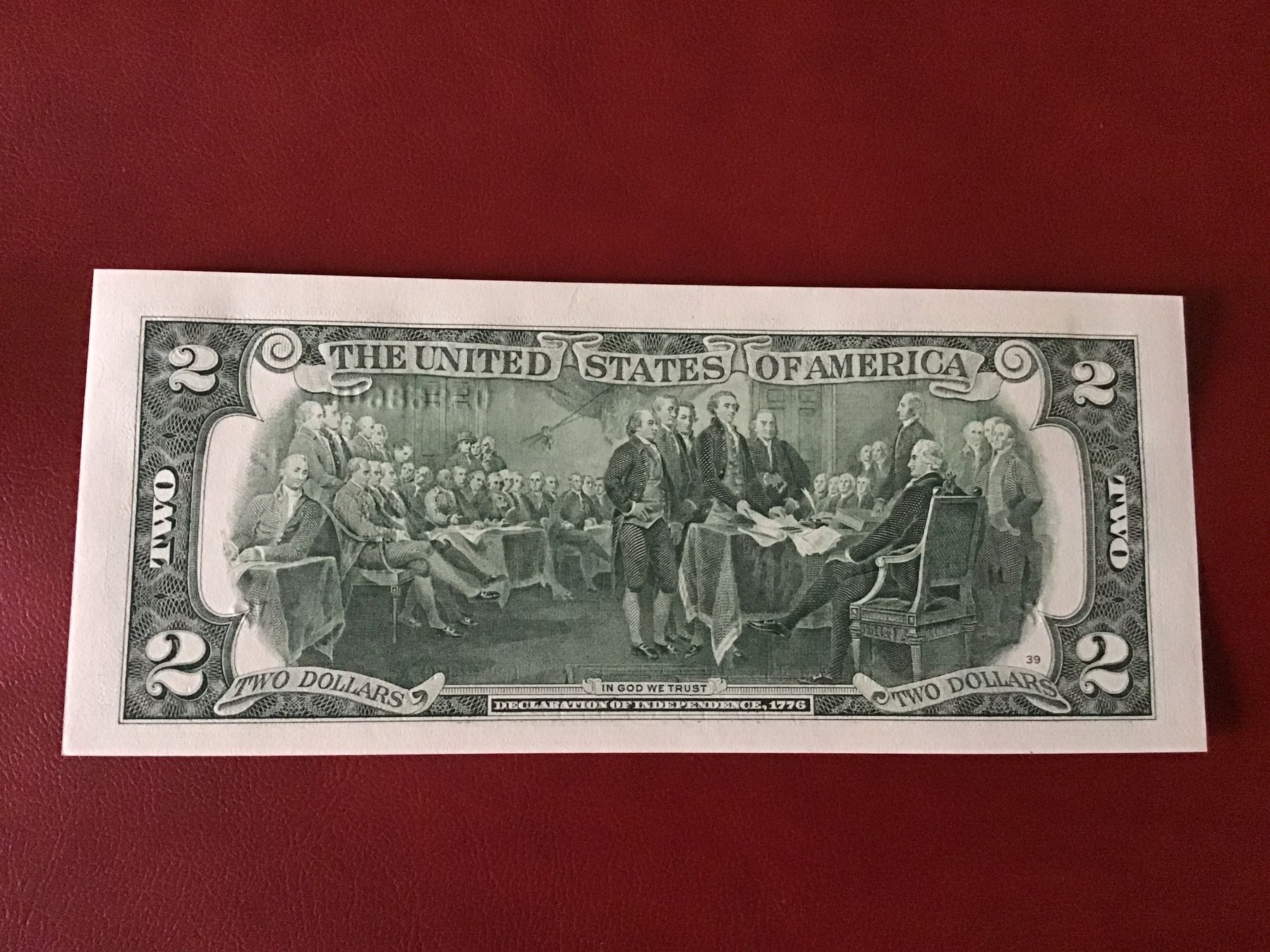 Banconote: USA 2 Dollar Ersatzbanknote, 2013 – Nuovo (secondo la descrizione) da Urtenen-Schönbühl venduto da banknote08 1