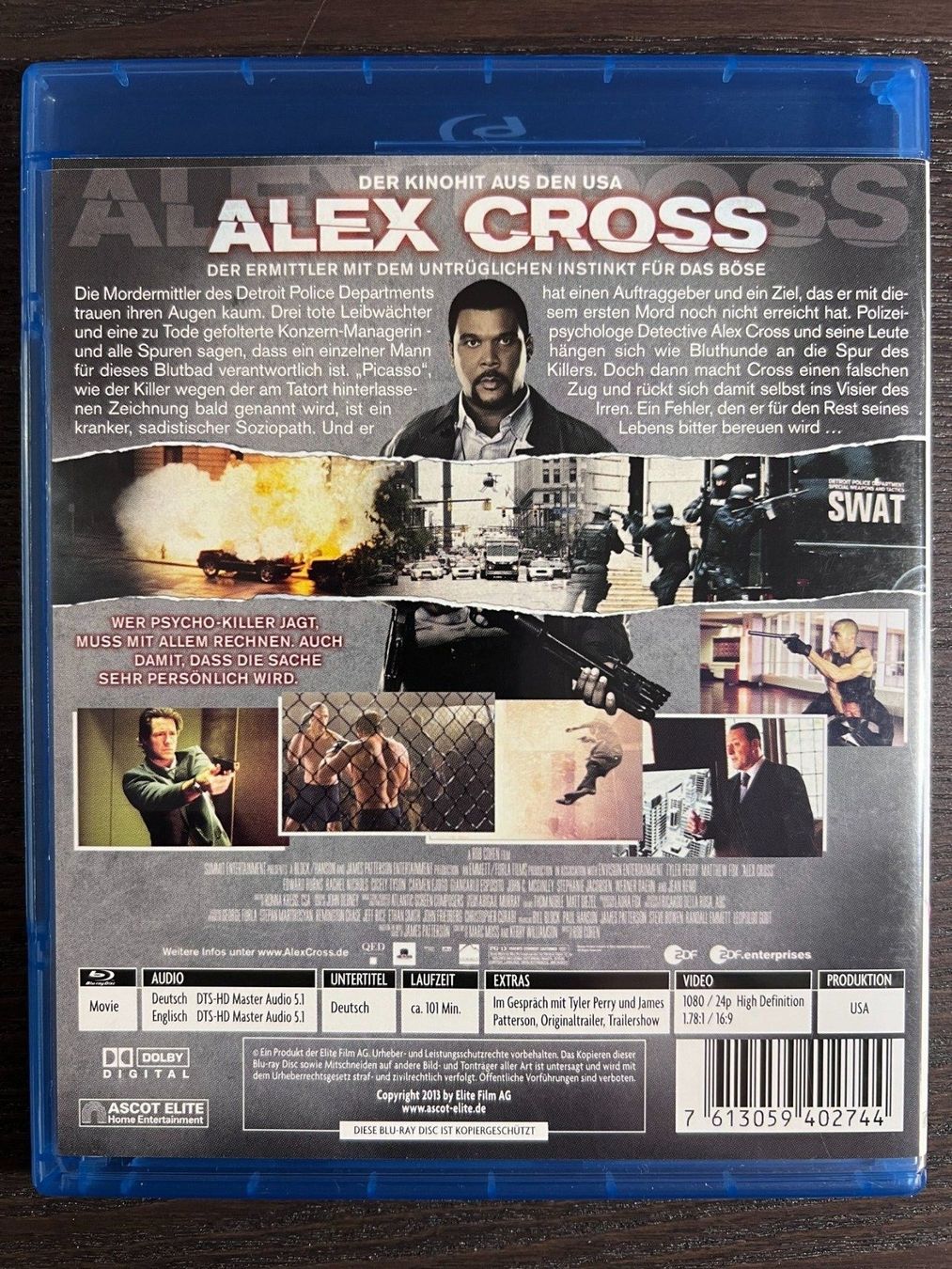 Tutti i DVDs: Alex Cross – Usato da Zürich venduto da Blu-ray_ZH 1