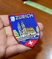 VINTAGE Badge ZÜRICH 3 nos ST. GALLER STICKEREI