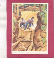 Kitsch Militär Felsaushub Gesteinsbohrer 1940