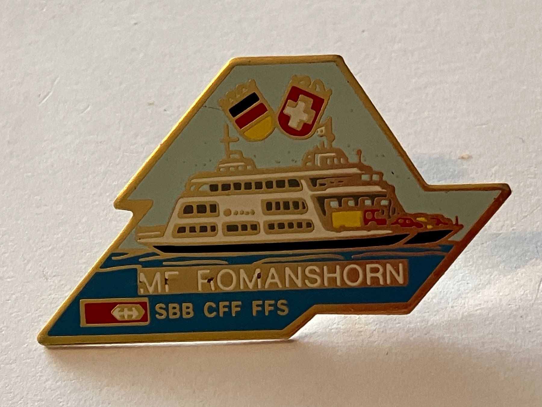 Placchette & Badge: 1 Pin SBB Schifffahrt MF Romanshorn – Usato da Basel venduto da djwwpp