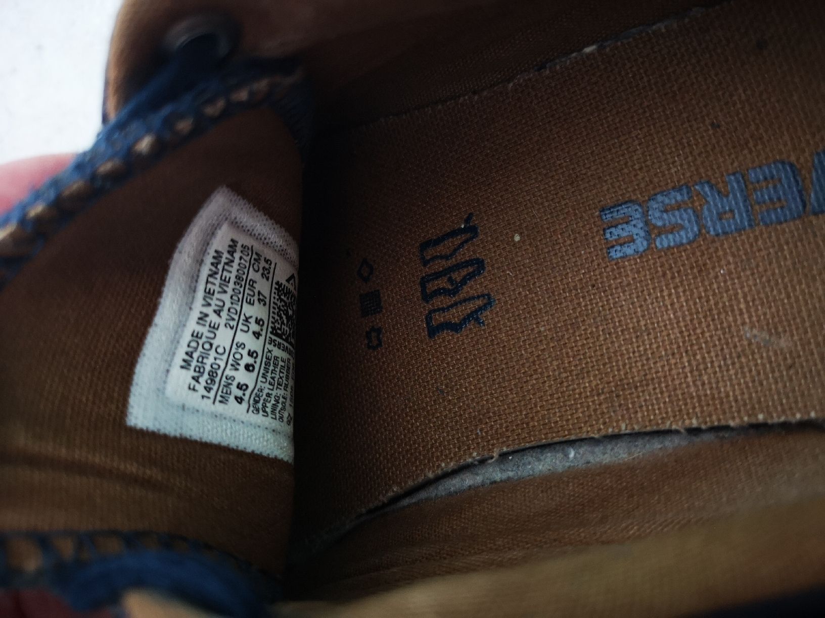 Converse Scarpe da donna: Converse Leder sneaker gr. 37 dunkelblaue – Usato da Sevelen venduto da gsandax 3