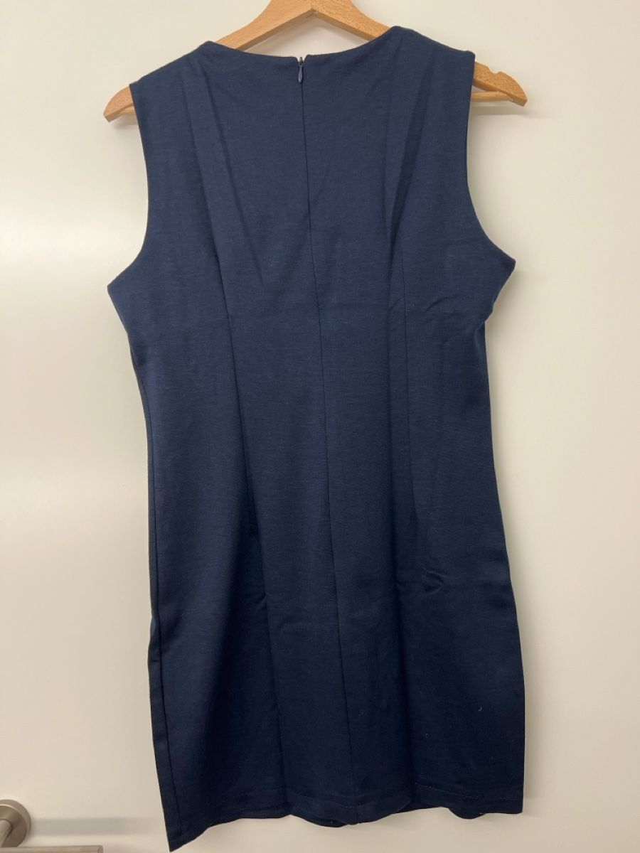 Kleider: Navy Sleeveless Dress - Viscose Blend - Spring Style – Gebraucht aus Obbürgen von szu_vtz9 1