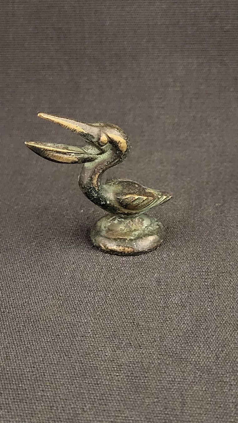 Figuren: Pelikan-Figürli aus Bronze – Gebraucht aus Basel von spinne02