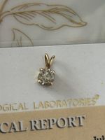 Diamant-Anhänger, 0.47 Karat, 585er Gold - Top Zustand!