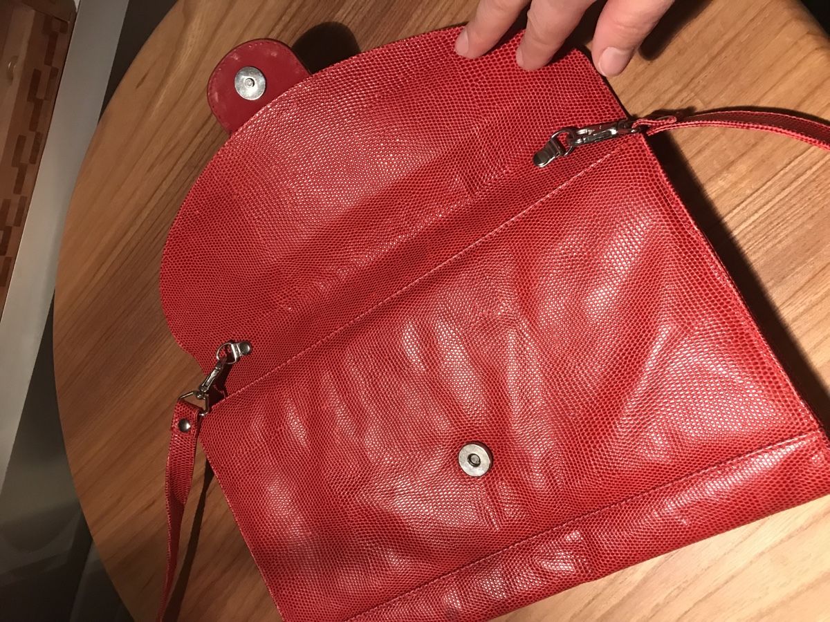 Borse da donna: Handtasche, Lederoptik, vermutlich sogar Leder – Usato da Zürich venduto da VictoriaV01 1