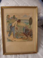 Aquarell, u.Glas gerahmt,  Robert Schär