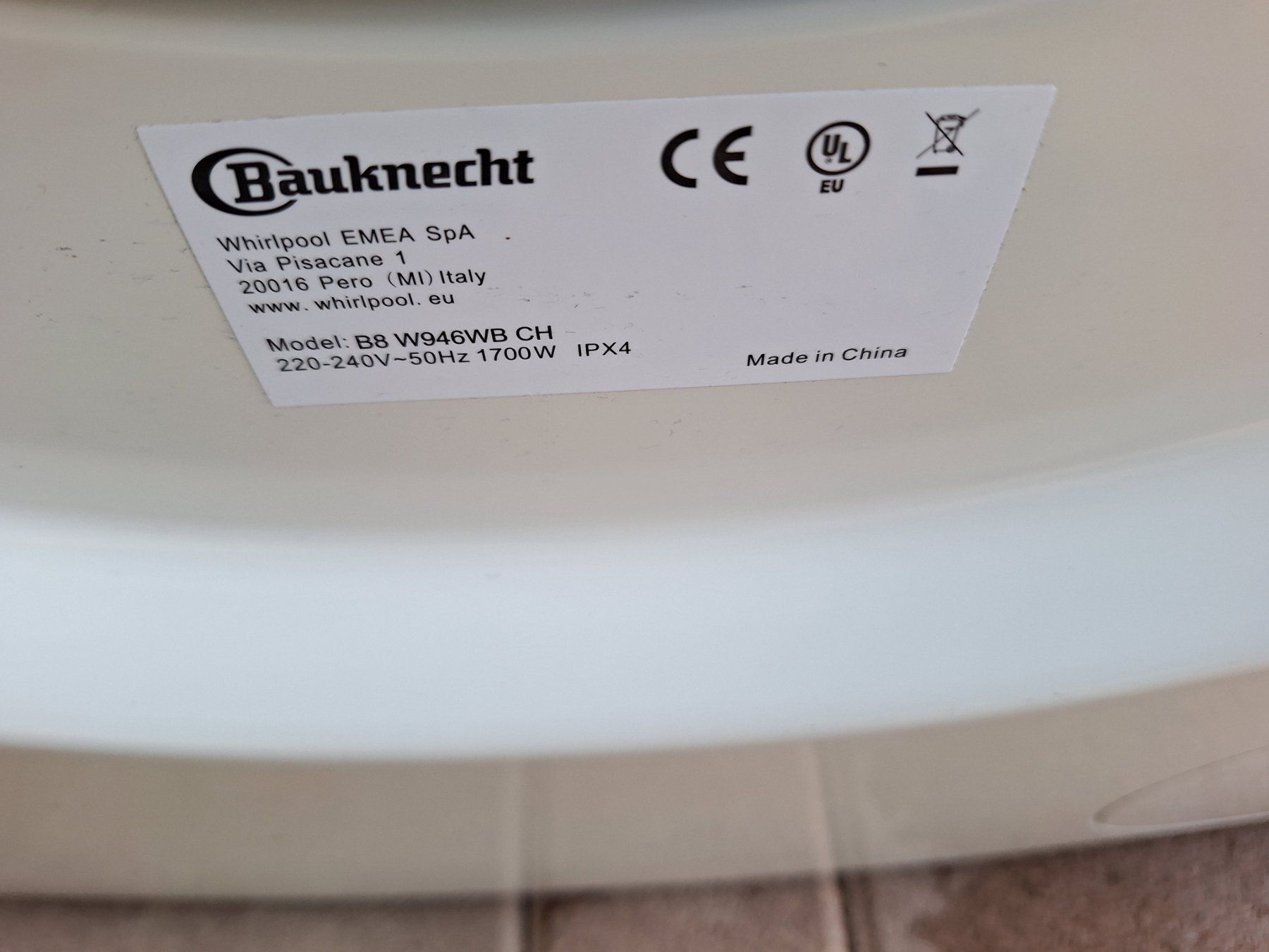 Bauknecht Lavatrici: Waschmaschine Bauknecht B8 – Usato da Ufhusen venduto da Caliban86 4