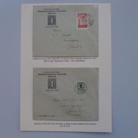 1924+1925: illustrierte Briefe v Philatelisten-Verein ZÜRICH