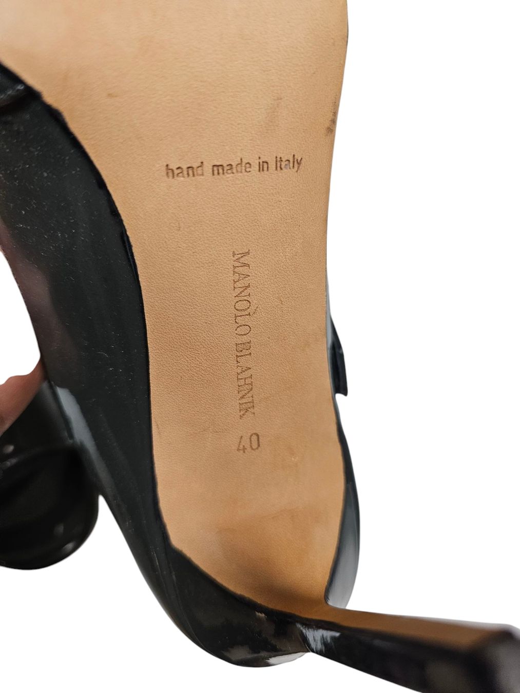 Manolo Blahnik Scarpe da donna: Manolo Blahnik Lackleder Sandalen – Usato da Zürich venduto da finesse.shop 4