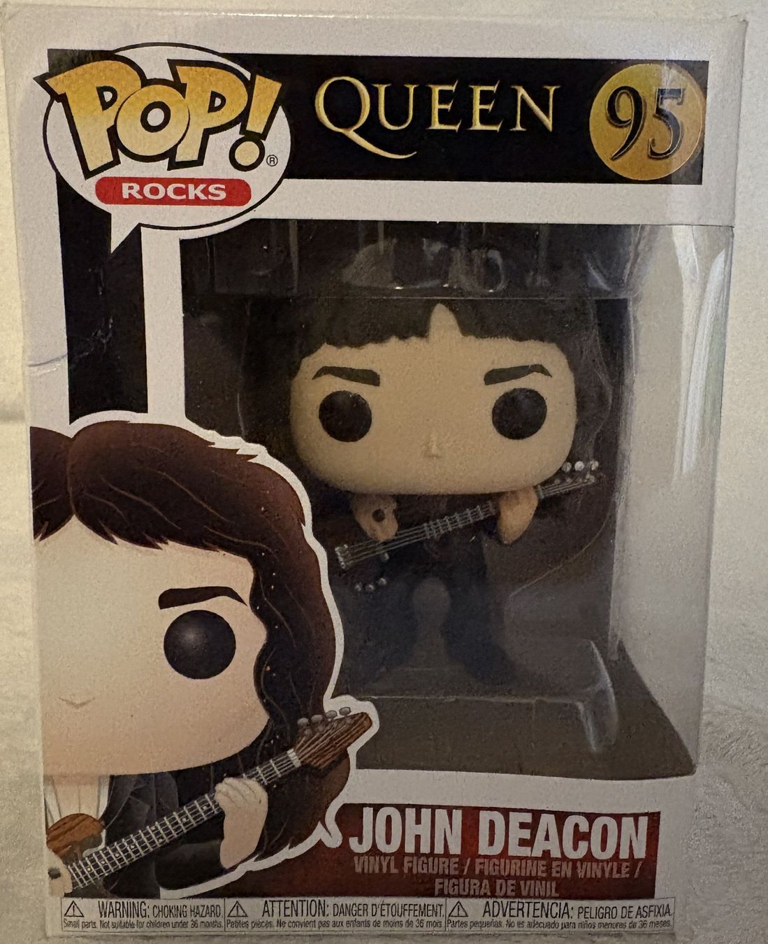 Funko Statuette: Funko Pop Rocks - Queen - 95 - John Deacan – Nuovo e nell'imballaggio originale da Meisterschwanden venduto da McSchein