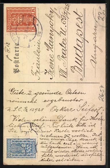 Cartoline postali: Mela Köhler: Mädchen beugt sich zu dem – Usato da Berlin venduto da bartko-reher 1