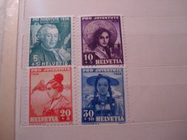 Satz Pro Juventute 1938 *