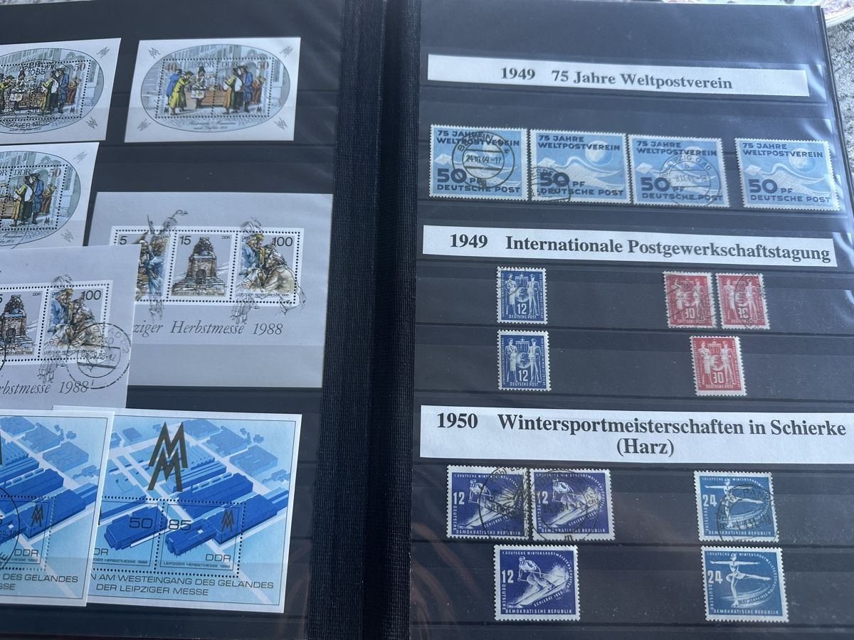 Tous les timbres: Sammlung DDR gest&postfrisch in 12 Alben – D'occasion à Wettingen par Phibras 3