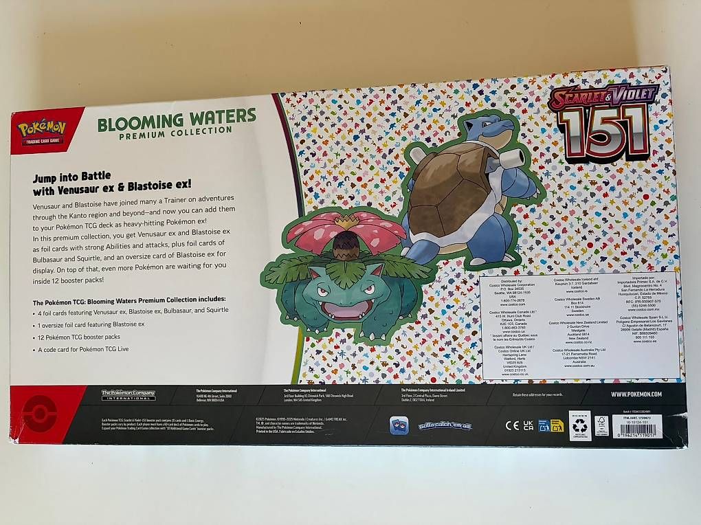 Pokémon Carte collezionabili: Pokémon 151 Blooming Waters Premium Collection Box EN – Nuovo e nell'imballaggio originale da Orvin venduto da Sebastien151 1