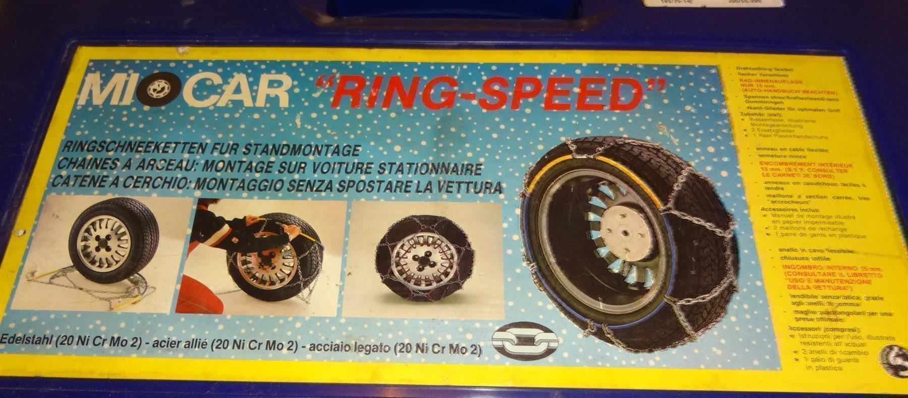 Catene da neve: Schneeketten MIOCAR Ring-Speed 7 – Usato da St. Gallen venduto da WWL 6