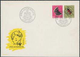1953 - Pro Juventute - Zusammenhängende - FDC ET