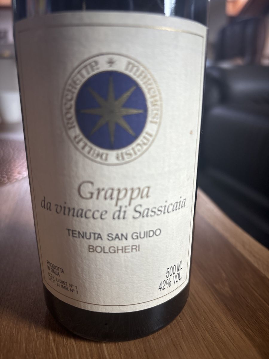 Bevande alcoliche: Grappa di Sassicaia – Nuovo e nell'imballaggio originale da Matran venduto da oli_6mym