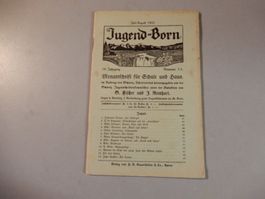 Antike Jugendschrift "Jugend-Born" Juli/August 1922