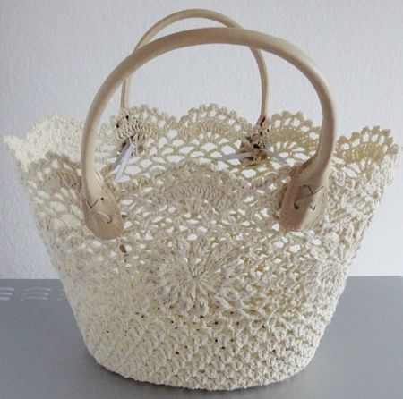 Handgemachte Häkeltasche, Shopper, Strandtasche