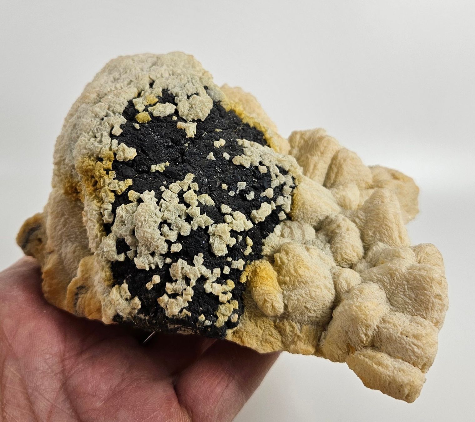 Mineralien & Heilsteine: Sphalerit und Calcit. Fundort: Trepca, Kosovo – Gebraucht aus Uzwil von Chobel1 1