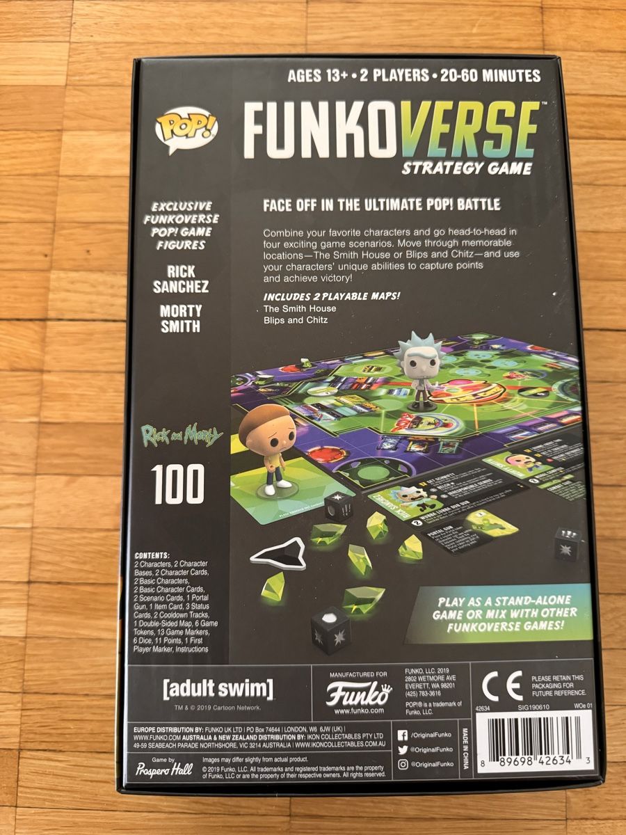 Giochi: Funkoverse Gioco da Tavolo Rick & Morty – Nuovo (secondo la descrizione) da Viganello venduto da Lolland_7 1