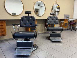 chaise / fauteuil de barbier (prix pour 2 pièces)